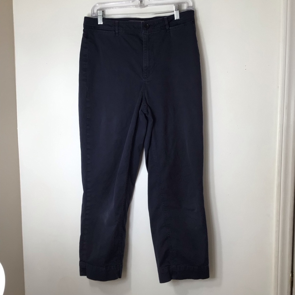 Everlane pants women 8 blue classic career